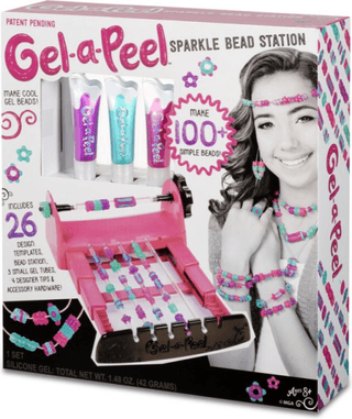 Gel-A-Peel glitterkralen ontwerpstation