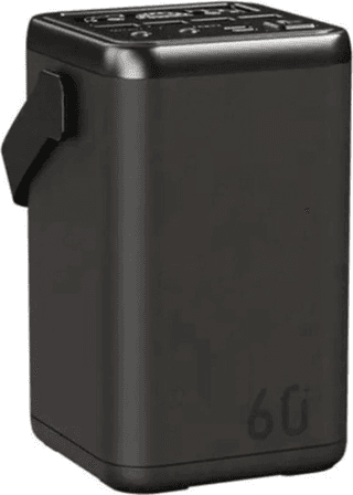 100W Powerbank 60000 mAh geschikt voor Laptop, Tablet, iPhone, Android | geschikt voor USB-C Laptop te laden | PD/QC 3.0 | LED Display | USB & USB-C | LED verlichting, Perfekt voor camping en Hiking