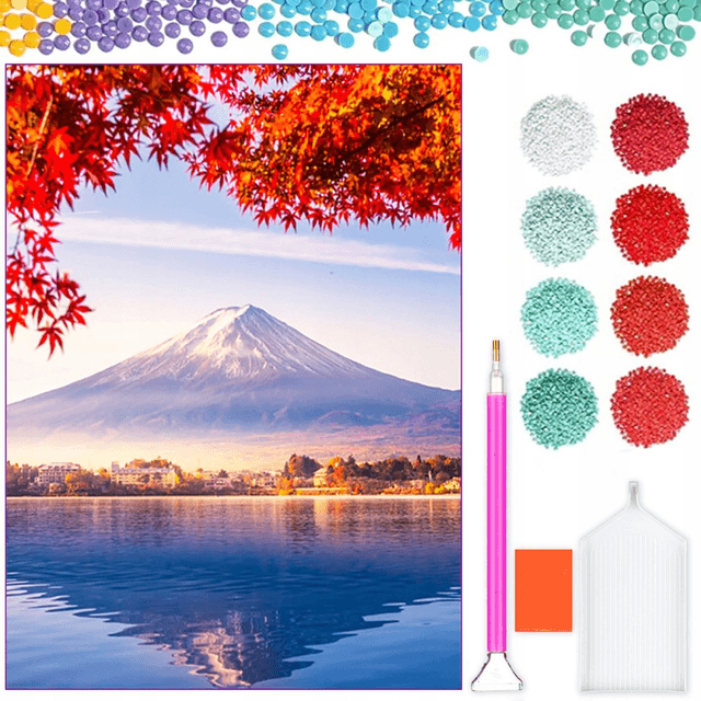 Diamond painting natuur