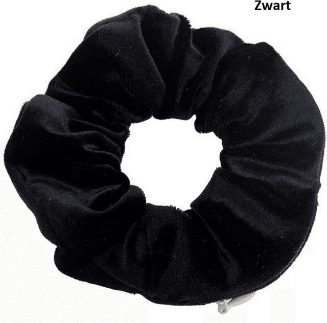 Scrunchieset met rits (7 stuks)