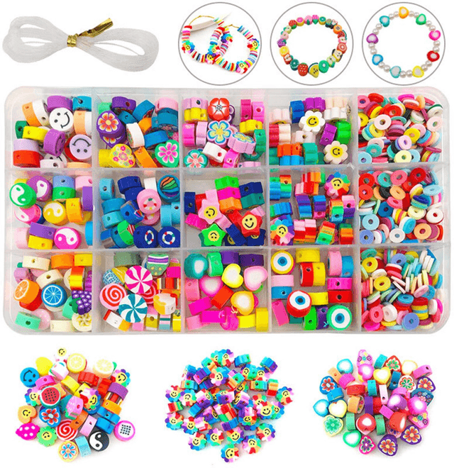Polymer clay kralenset 990 stuks