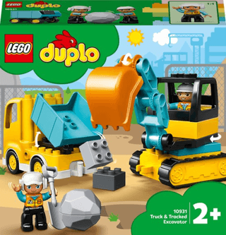 LEGO DUPLO Truck & Graafmachine met Rupsbanden - 10931