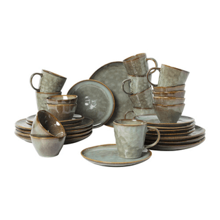 Serviesset Toscane - groen - 32-delig - 8 persoons | Xenos