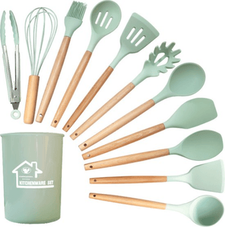 Keukengerei set met houder