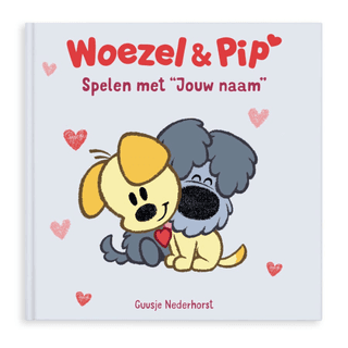 Boek "Woezel & Pip - spelen met jou" met Naam
