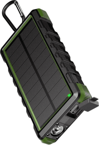 24.000 mAh Waterdichte Outdoor Solar Powerbank - Groen
