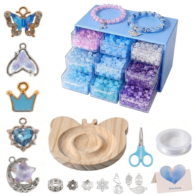 Kralenset sieraden maken - 550 onderdelen