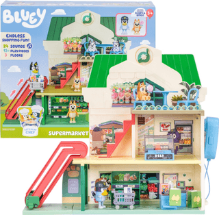 BLUEY - Supermarkt Speelset - incl. Bluey & Bingo speelfiguren