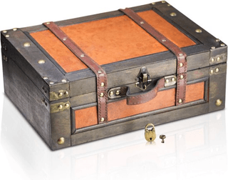 Brynnberg schatkist Rood Marco 38x27x14cm