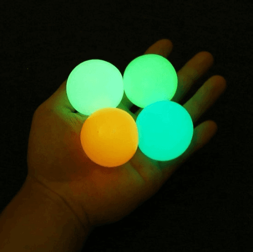 Sticky stress bal