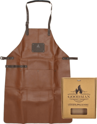 Goodman - BBQ Schort - Echt Leer