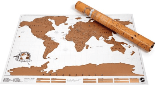 Luckies scratch map