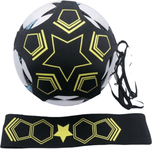 Voetbaltrainer met elastische band