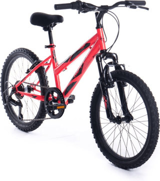 Huffy Stone Mountain 20 Inch Meisjes Mountainbike Roze Hardtail Voorvering 6 Snelheid Voor Kinderen 6-9 Jaar