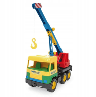 Wader Middle Truck Kraan 43cm - Bouwspeelgoed voor Kinderen