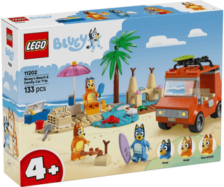 LEGO® Bluey: Bluey's Autorit naar het Strand, Bouwset - 11202