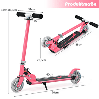 COSTWAY Kinderstep met led-wielen