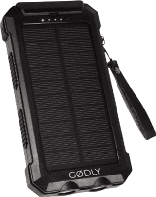 GØDLY® - Solar Powerbank - 30000 mAh