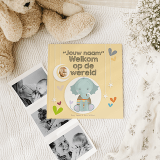 Babyboek "Welkom op de wereld" Personaliseren