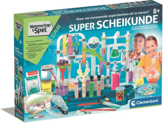 Clementoni Wetenschap & Spel – Super Scheikunde - Experimenteerdoos met vele Experimenten - Laboratorium Speelgoed - 8+ Jaar