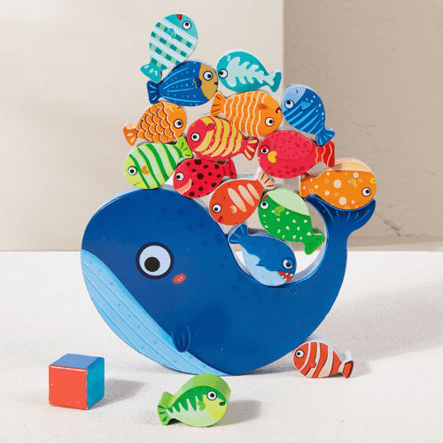 Houten Balansspel Dieren