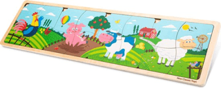 Houten legpuzzel boerderijdieren