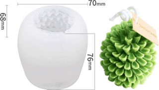 Kaars mal dennenappel