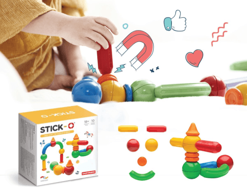 Stick-O Basic Set - 10 onderdelen - magn