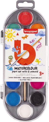 Waterverf Set van 12 Kleuren
