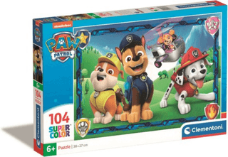 Clementoni Paw Patrol puzzel van 104 stukjes