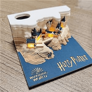 Notes 3D Sticky Memo Notes DIY Note Papier Carving Art notitieblok, 3D Art Memo Pad 150 vellen creatieve stickers papieren kaarten met penhouder voor kantoor, geliefde, vriend/kinderen, A150p : Amazon.com.be: Kantoorproducten