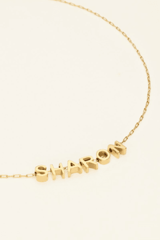 Atelier lange ketting met initialen