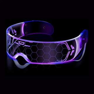 Lichtgevende rave bril