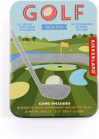 Kikkerland Golf in a Tin - Mini golf spel