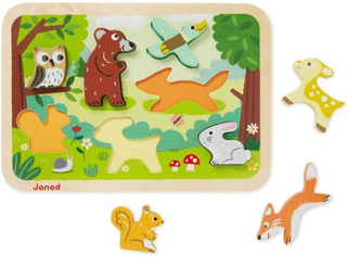 Chunky puzzel bosdieren