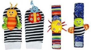 Baby Rammelaar Set met Sokjes