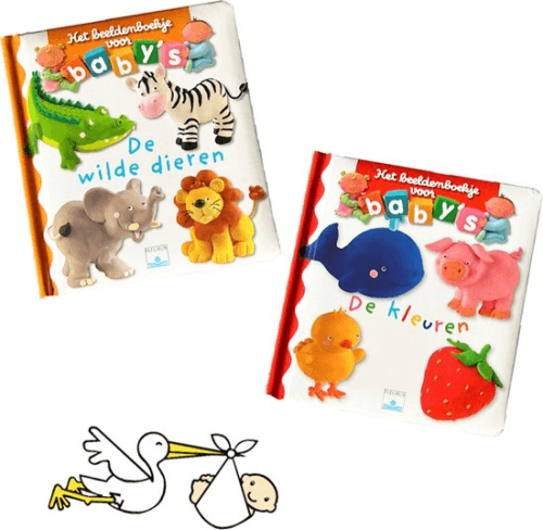 2 beeldenboekjes met stevige bladzijden