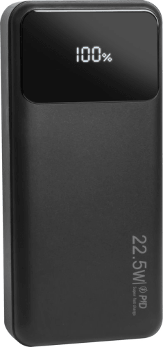Nuvance - Powerbank 20000 mAh - 22.5W Snellaad Functie - Usb, Usb-C & Micro Usb - Universeel voor Smartphones, Tablets & Gadgets - Reis Powerbanks - Zwart