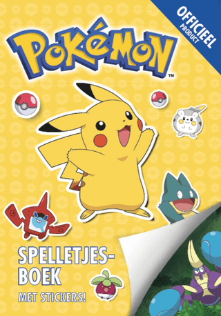 Pokémon Spelletjesboek met Stickers