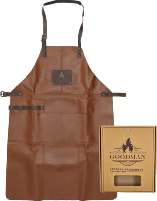 Goodman - BBQ Schort - Echt Leer