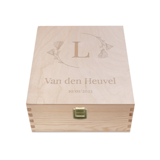 Gegraveerde Houten Herinneringen Doos | YourSurprise