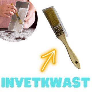 Houten invetkwast