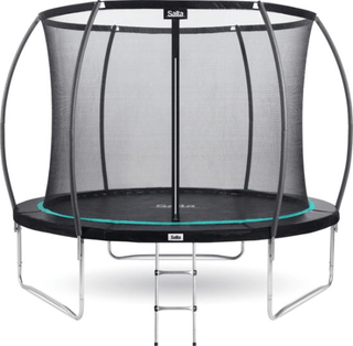 Trampoline met veiligheidsnet en ladder
