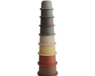 MUSHIE stacking cups retro