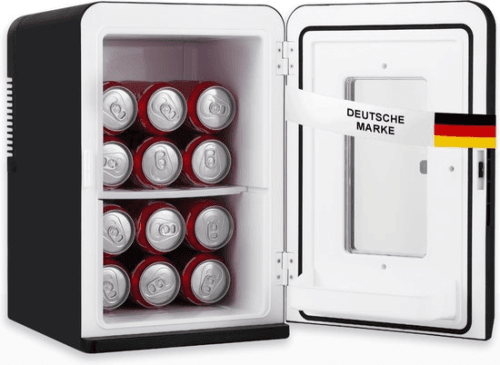 Sommertal KS15 Mini-Koelkast, voor Koelen en Verwarmen, Inhoud 15L, AC voor stopcontact thuis en DC voor Auto 12V, stille Bierkoelkast kleine Drankenkoelkast