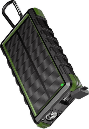24.000 mAh Waterdichte Outdoor Solar Powerbank - Groen