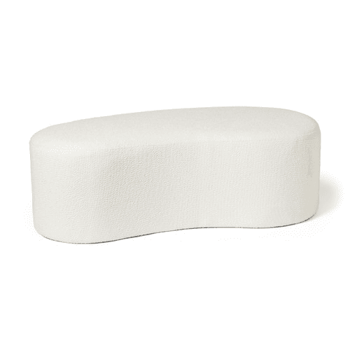 Boucle bankje/poef banana