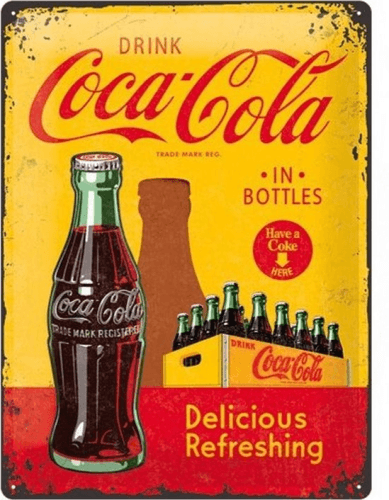 Coca Cola Yellow in Bottles