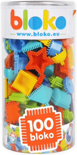 Bloko Nopper tube met 100 bouwstukken