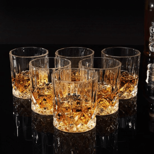 Loodvrije kristallen glazen voor cognac, whisky martini en meer